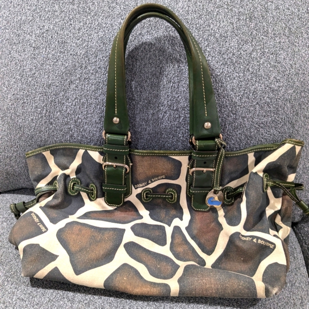 Dooney & Burke Giraffe Print Bag
